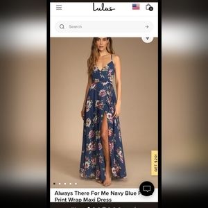 Lulus maxi dress